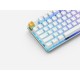 Glorious GMMK Modular Mechanical Keyboard Full Size (White Ice) - Gateron Brown Switch